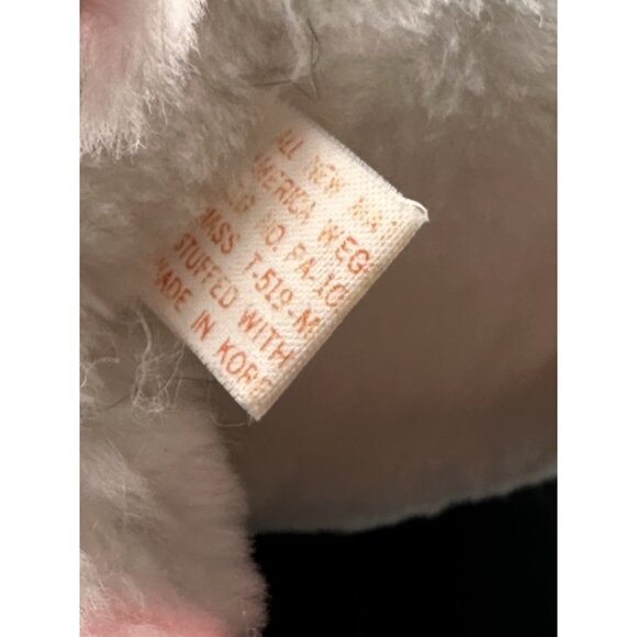 Plush White Pink Pig Mouse American Wego 1968 1960s RARE 8” Stuffed Animal READ - Picture 8 of 16